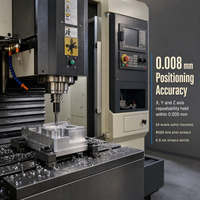 Centre d'usinage vertical CNC VMC650, broche BT40 8000 tr/min, 24 outils ATC, fraiseuse verticale pour la découpe des métaux