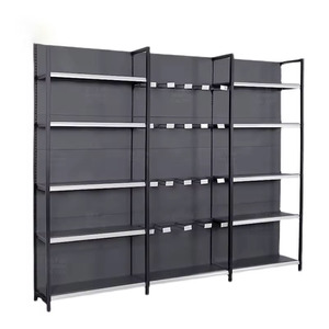 Étagères de supermarché métalliques commerciales - Acier laminé à froid, protection contre la corrosion, design durable et réglable pour l'épicerie - Product Image 2