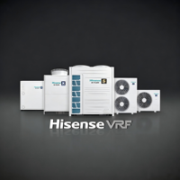 Climatiseur multi-split Hisense 54500 BTU DC à commande intelligente, écologique, encastré au plafond, à pression statique, VRF, pour hôtel, HVAC