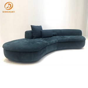 Série de salon minimaliste italienne : Canapé d'angle créatif en arc, grand canapé modulable en tissu givré <span class=keywords><strong>Piaf</strong></span> - Product Image 3