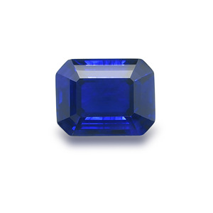 Cadermay Yttrium Aluminum Garnet Royal Blue Rectangular Emerald Cut Loose Stone Synthetic Gemstone For Jewelry Making - Product Image 4