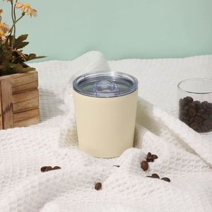 High-Appearance 8oz Stainless Steel Insulated <b>Cup</b> Korean Mini Coffee Milk Tumbler for Couples Students Travel - Product Image 4