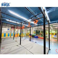 Parcours de parkour personnalisé intérieur/extérieur, équipement de parkour pour entraînement Ninja Warrior, équipement de parkour pour jeux d'aventure en intérieur