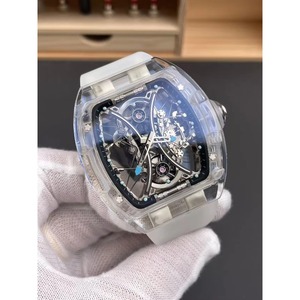 The 26-year-old Luxury 5302 Top-quality Crystal case <b>Skeletonized</b> Movement Tourbillon Automatic Mechanical <b>Watch</b> <b>for</b> <b>Men</b> - Product Image 1