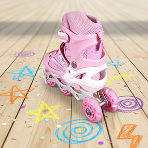 Patins à roulettes ajustables pour enfants Ruidongle, logo personnalisé, patins d'entraînement en plein air, commande d'échantillon prise en charge - Product Image 3