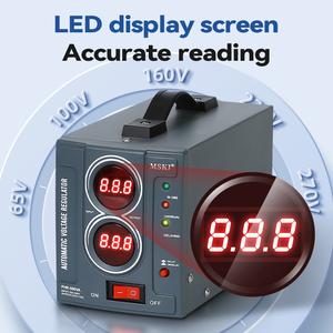 Hotcakes gibi satış LED röle tipi tam otomatik AC voltaj regülatörü PHR-500 PHR-1000 ev - Product Image 5