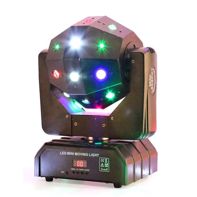 16X3W 3in1 الليزر المهنية DJ ديسكو كرات إضاءة LED شعاع الليزر ستروب 3in1 تتحرك رئيس ضوء كرة القدم