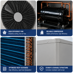 Unidad de Refrigeración Integrada por Aire de 5-20 HP para Cámaras Frigoríficas, Congeladores Industriales y Equipos de Refrigeración - Product Image 4
