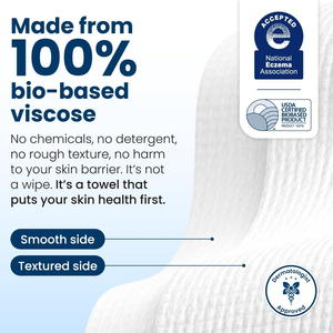 OEM Customization <b>Biodegradable</b> Disposable Solid Color Soft Facial Towels Large Nonwoven Dry Face Towels for Home Use Washcloths - Product Image 4