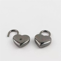 Pas de clé tirer amour serrure décoration serrure couleur Mini coeur cadenas pour bagages sac à main cahier journal