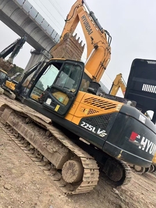 Excavadora Pesada Usada Hyundai 225LVS de Alta Calidad, Hidráulica, 22.5 Toneladas, Maquinaria de Construcción, Equipo de Orugas - Product Image 1