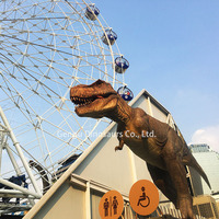 Dinosaur Park Sculpture en métal polyvalente pour espaces publics pour centres commerciaux aéroports garderies jardins d'enfants écoles en Thaïlande
