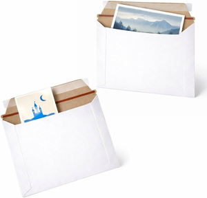 Sobre de Cartón Ecológico, Biodegradable y Resistente para Envíos, Sobre Plano de Papel Rígido - Product Image 2