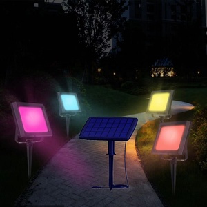 Lámpara Solar RGB para Jardín, Focos LED para Exteriores - Product Image 4