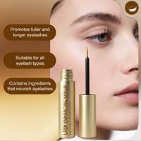 Serum Penumbuh Alis & Bulu Mata Alami Transparan Mini Vitamin Cair Label Pribadi Blossom Moisturizer