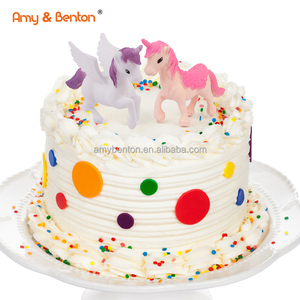 Conjunto de figuras de unicornios coleccionables, juguetes de plástico para pastel, fiesta de cumpleaños, Baby Shower, fiesta de navidad - Product Image 5