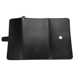 hermosa de almacenamiento portátil de viaje de peluquería corte de pelo de la pu de cuero herramienta accesorios salón de peluq - Product Image 6