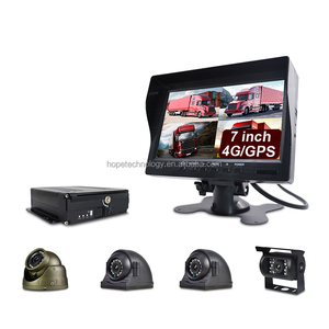 Camera Quan Sát Di Động Bộ Đầy Đủ Thẻ SD 4CH MDVR 4G Phát Trực Tiếp GPS AHD 1080P 4 Chiếc Hệ Thống Quản Lý Hạm Đội - Product Image 1