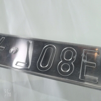 Moto en aluminium de haute qualité nouveau numéro Euro personnalisé plaques d'immatriculation de voiture afrique du sud plaques d'immatriculation de voiture 52*11cm