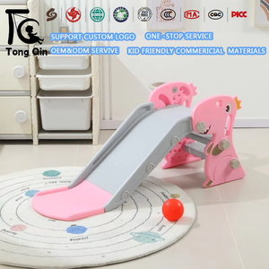 Ensemble toboggan et balançoire pliable compact pour bébé, facile à installer, portable pour les petits espaces, utilisation à domicile, intérieur/<span class=keywords><strong>extérieur</strong></span>, <span class=keywords><strong>aire</strong></span> <span class=keywords><strong>de</strong></span> <span class=keywords><strong>jeux</strong></span> - Product Image 1