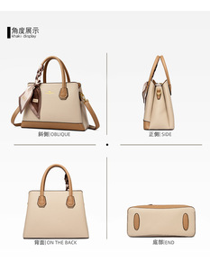 Bolsos cruzados de diseño de moda, bolsos de hombro de cuero PU de alta calidad, bolsos de mano casuales de lujo para mujer - Product Image 4