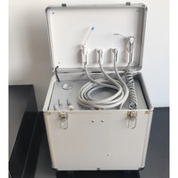 Unité dentaire électrique portable en métal avec système d'aspiration par compresseur d'air et turbine pour clinique dentaire