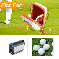 Étui de rangement pour télémètre personnalisé en EVA noir rigide, portable, résistant aux chocs, pour le golf