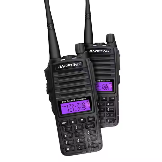 BF-UV82 High-Power Digital Mobile Radio Walkie-talkie with 1-15km Range 128 Channels Waterproof for Civil & Marine Use
