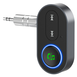 Xách tay <span class=keywords><strong>Stereo</strong></span> Hợp kim nhôm 3.5mm AUX xe Adapter bt5.3 không dây cho <span class=keywords><strong>Bluetooth</strong></span> <span class=keywords><strong>Receiver</strong></span> MP3 FLAC tay-miễn phí cuộc gọi xe <span class=keywords><strong>Receiver</strong></span> - Product Image 3