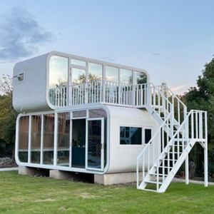 Casa Cápsula Espacial Inteligente de Lujo con Certificación CE, 100% Llave en Mano, Módulo Prefabricado de Lujo, Casa Móvil para Resort, Glamping y <span class=keywords><strong>Hotel</strong></span> - Product Image 4