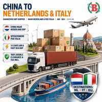 DDP Chine vers Pays-Bas, Agent de fret pour l'Italie, Service de logistique transfrontalière express depuis Guangzhou