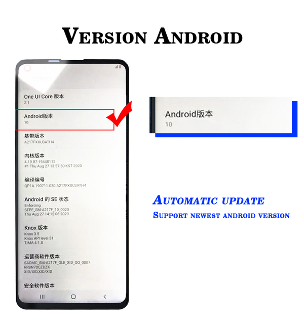 Pantalla De Repuesto De Alta Calidad Replacement Screen Display for Samsung A21S (Modelo 2025)