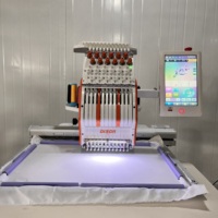 Machine à broder domestique informatisée DS-CT1201 à 1 tête pour vêtements et chapeaux