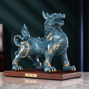 Figura de cobre World Pixiu 228 hecha a mano para decoración del hogar, oficina, sala de estar, regalo - Product Image 1