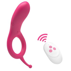 10-frequency <b>vibrating</b> liquid silicone wireless remote control semen-locking vaginal <b>vibration</b> ring for couples, prostate - Product Image 4