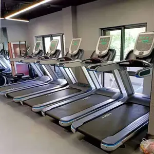 Alat Fitness Gym Komersial, Tugas Berat Komersial Mesin Lari Bermotor Menurun Treadmill Listrik