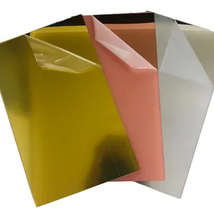 2021 new products Zhanyu RTSM7C acrylic glitter sheet acrylic gold silver rose gold mirror sheet