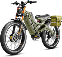 Vélo de montagne électrique EAhora Romeo Pro 3 2026, pneus larges, freins à disque hydrauliques, double suspension, 26x3