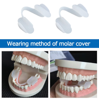 Tapis de dents en silicone Protège-dents dentaire souple Protecteur d'attelle de dents universel Empêcher le ronflement pour le grincement des dents la nuit
