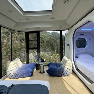 Casas Modulares Tipo Cápsula Espacial para Playa, Cabañas Glamping para Jardín, Casa Contenedor - Product Image 5