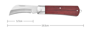 Houten Handvat Folding Pocket Snoeien Enten Ontluikende Snijmes - Product Image 5