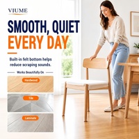 Protections de pieds de chaise personnalisées pour sols en bois dur, rondes