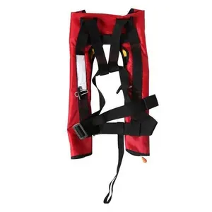 Cheap safe water rescue equipment Waterproof Oxford Quick Inflatable life jacket