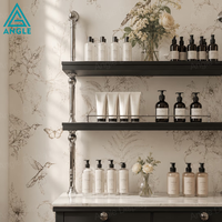 Étagères de présentation pour la vente au détail, robustes, écologiques, avec éclairage LED, aménagement intérieur personnalisé pour salon, barbier, boutique