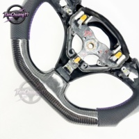 Volant de voiture personnalisé en fibre de carbone véritable pour Toyota Supra/ MK4 A80 1996-2002, pour RAV4 1998-2003, pour Celica 1999-2006