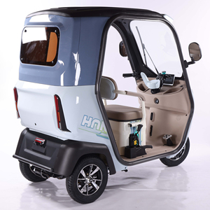 Motocicleta eléctrica de 3 ruedas Scooter Tuk de cuerpo abierto con techo de potencia de 1000W Ruedas de triciclo eléctrico para vehículos pequeños de 3 ruedas - Product Image 5