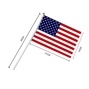 American Stick Flags Hand Waving Flag USA 5x8 pollici Handheld Mini Flag Flagpole 30cm <span class=keywords><strong>2023</strong></span> American Independence Day Home Decor - Product Image 4