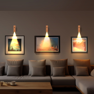 Modern Minimalist <b>Indoor</b> Led Wireless Rectangle Spotlight Manual <b>Sensor</b> Control Mini Spotlight Usb Battery Wall <b>Lights</b> - Product Image 4