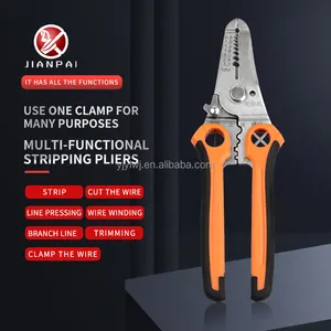 High Quality PP Handle Combination Cable Strippers Universal Wire Pliers Tool Multi Functional Tools