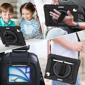 เคสกันกระแทกแบบแข็งแรงทนทานสำหรับ iPad Pro 11 2024 พร้อมที่จับสำหรับเด็ก เคสแท็บเล็ตสำหรับ iPad 11 นิ้ว M4 2024 - Product Image 4